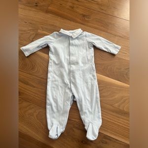 Cotton Interlock Footed Coverall